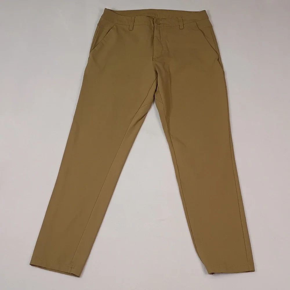 BYLT Premium Basics Everyday Pant Mens 34x29 Khaki Tan Stretch MBP0185_222_34